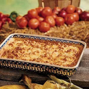 Delicious corn pudding