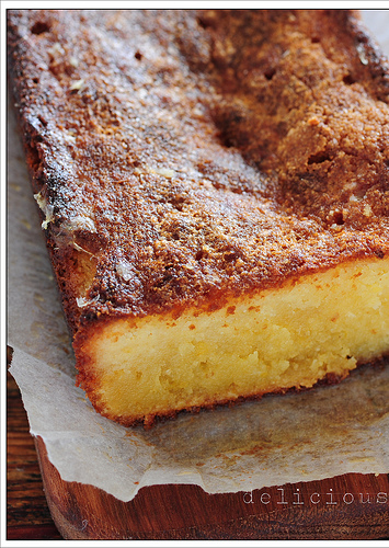 Delicious lemon birthday cake