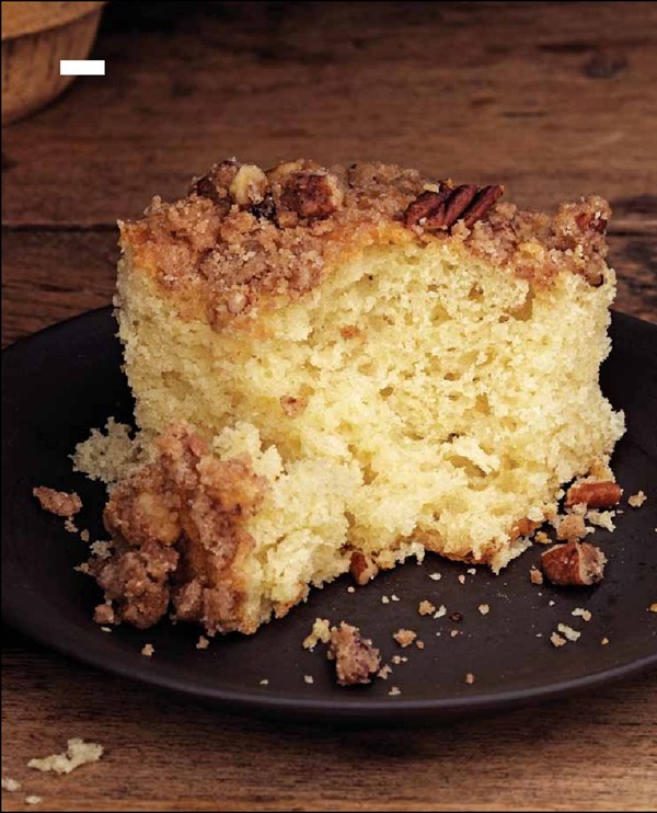 Deluxe coffee cake