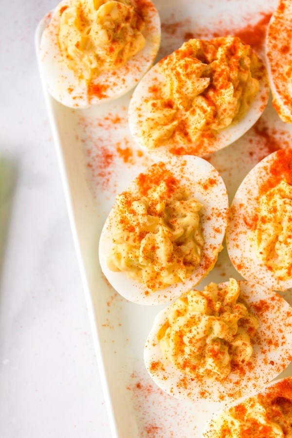 Deluxe deviled eggs