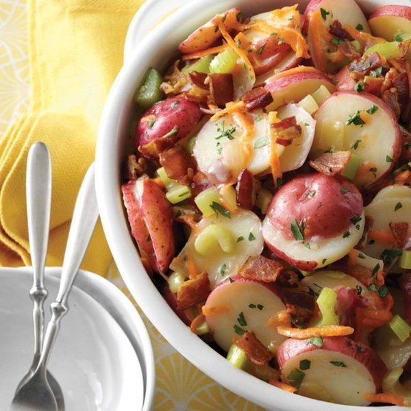 Deluxe German potato salad