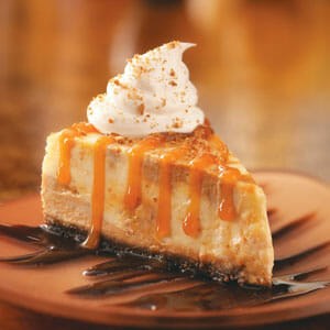 Deluxe pumpkin cheesecake