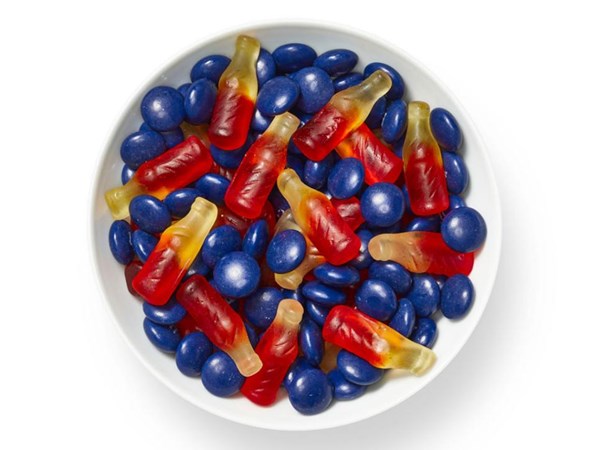 Denver Broncos candy mix