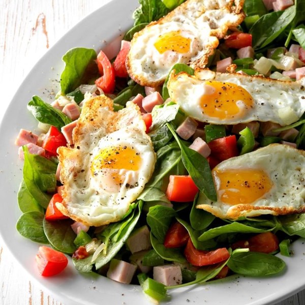 Denver omelet salad