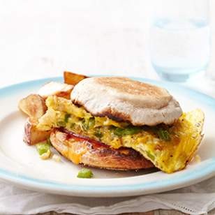Denver omelet sandwiches