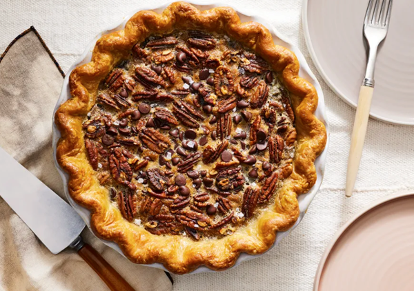 Derby pie (aka Chocolate pecan bourbon pie)