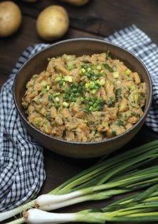 Desi mashed potatoes (Aaloo ka bhurta)