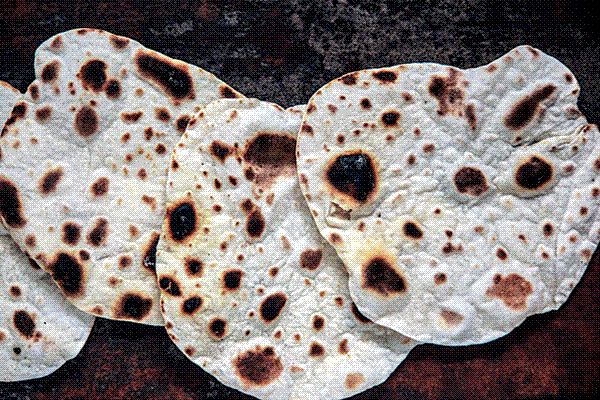 Dessert piadina dough (soft buttery crust)