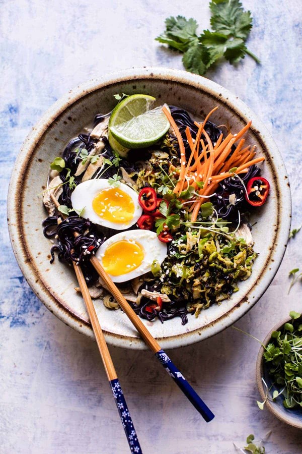 Detox coconut lemongrass chicken ramen