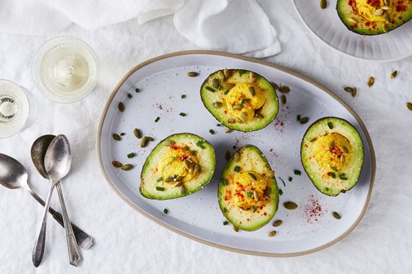 Deviled avocados