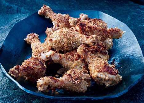 Deviled chicken drumsticks