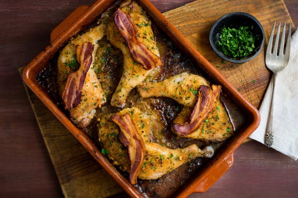 Deviled chicken legs