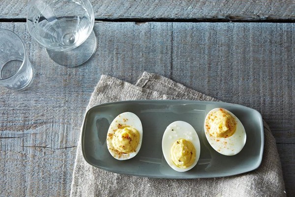 Deviled eggs, purgatory edition