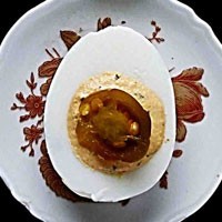 Deviled eggs with pickled jalapeños