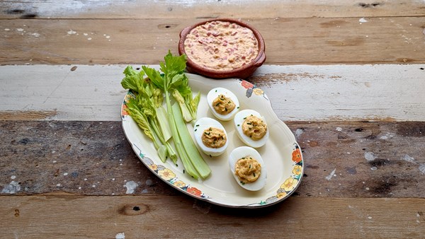 Devilled eggs