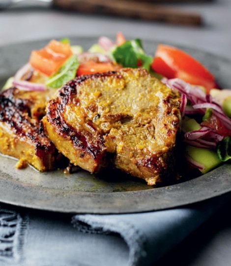 Devilled lamb chops
