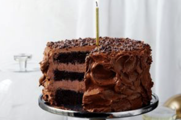 Devil's food layer cake