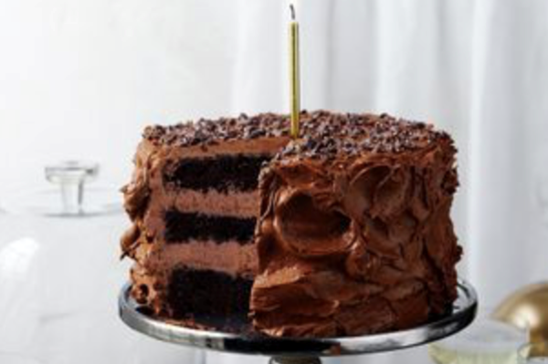 Devil's food layer cake