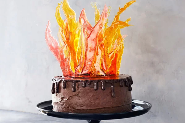 Devil's inferno cake