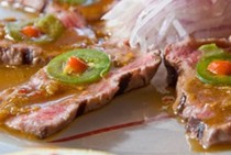 Diana Henry's beef tataki with soy and ginger sauce