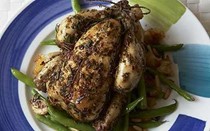 Diana Henry's summer Saturday dinner: pollo alla diavola with green beans and Sicilian breadcrumbs