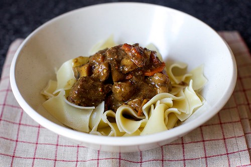Dijon and Cognac beef stew
