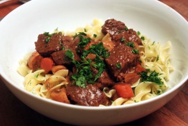 Dijon and Cognac beef stew