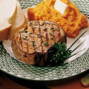 Dijon pork chops