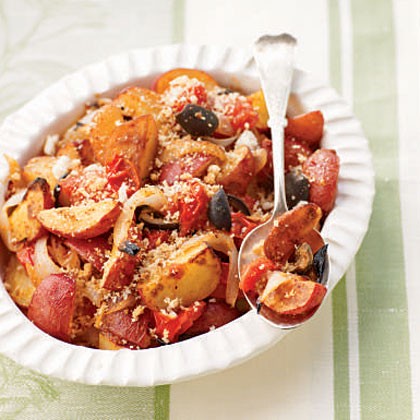 Dijon vegetable roast