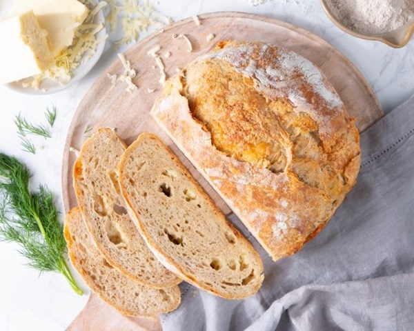 Dill-havarti dutch oven bread