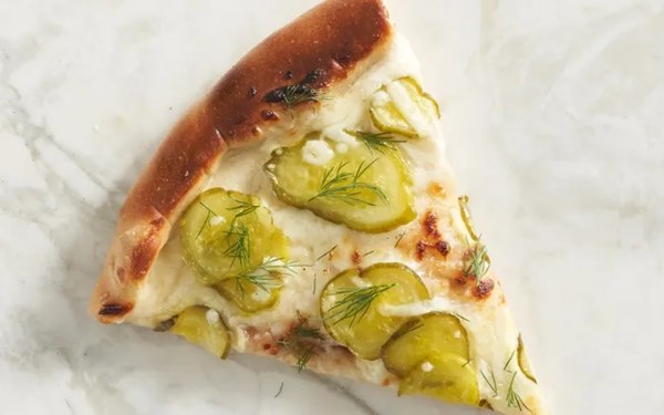 Dill pickle pizza [Rhino's Pizzeria]