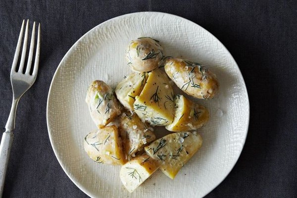 Dill pickle potato salad {Marian Bull}