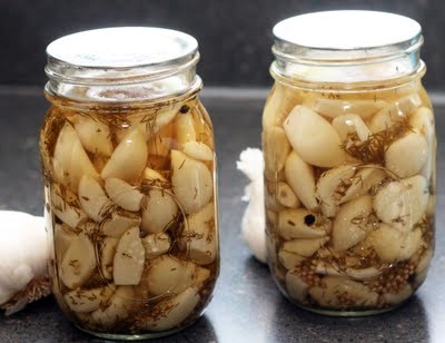 Dill pickled garlic