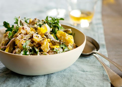 Dilly bean potato salad