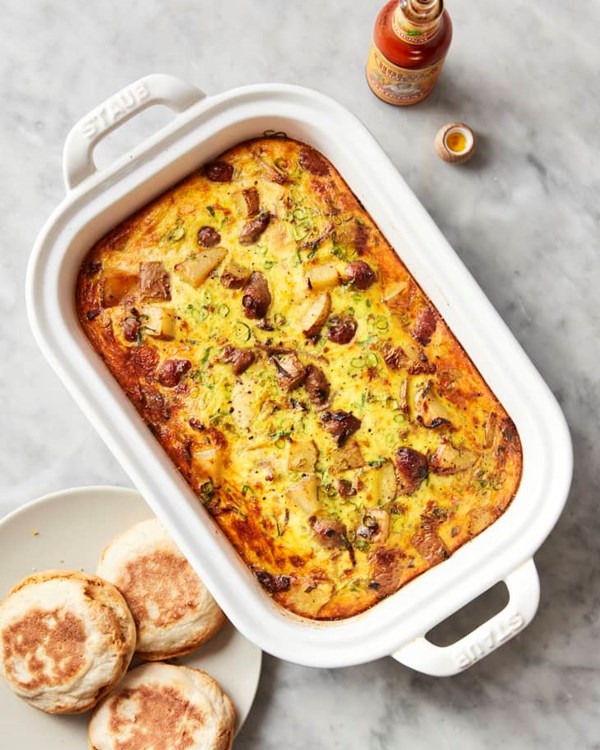 Diner breakfast egg bake