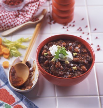 Ding dong eight-alarm chili
