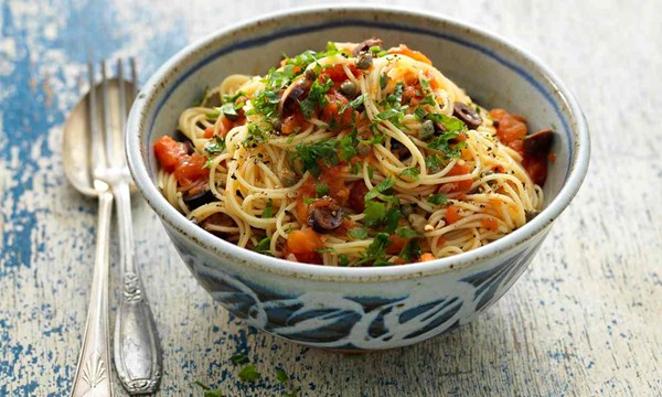 Dino Joannides’s spaghetti alla puttanesca
