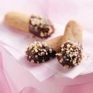 Dipped spice cookies