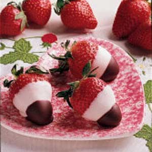 Dipped strawberries