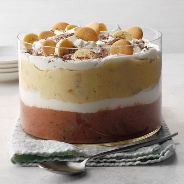Dirty banana trifle