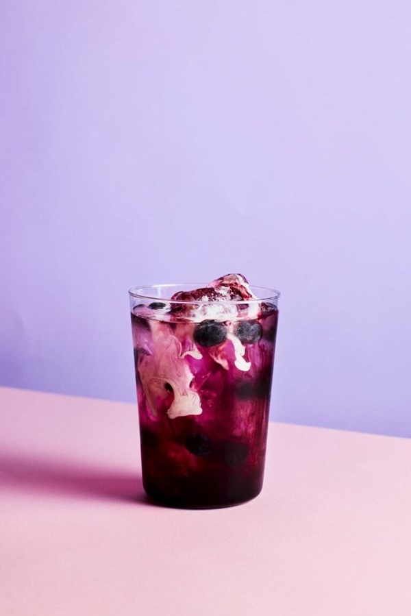 'Dirty' blueberry soda