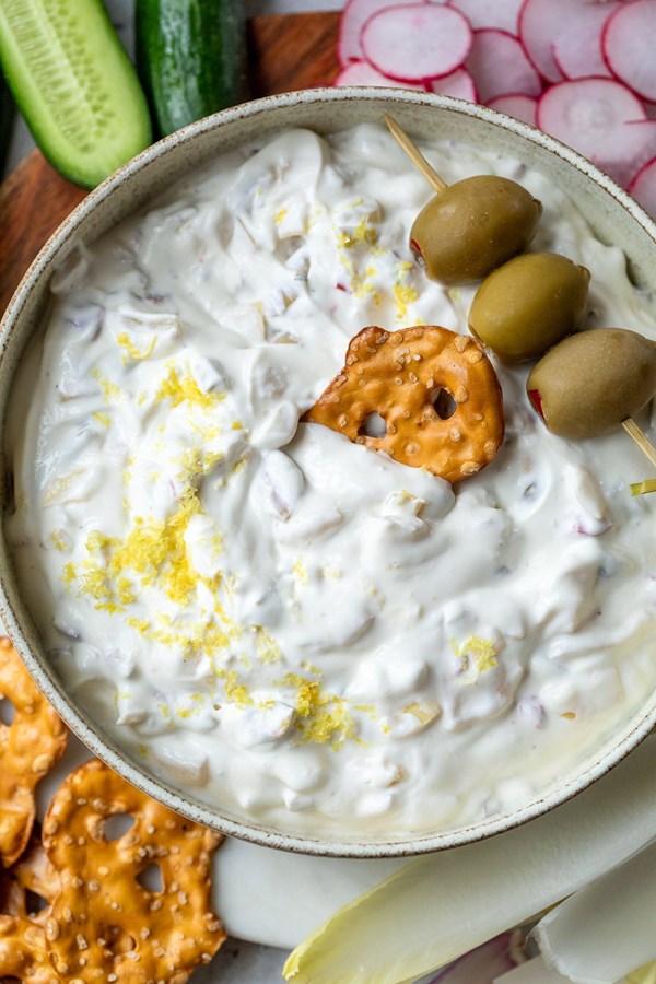 Dirty martini dip