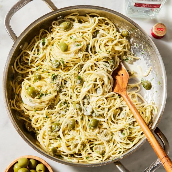 Dirty martini pasta