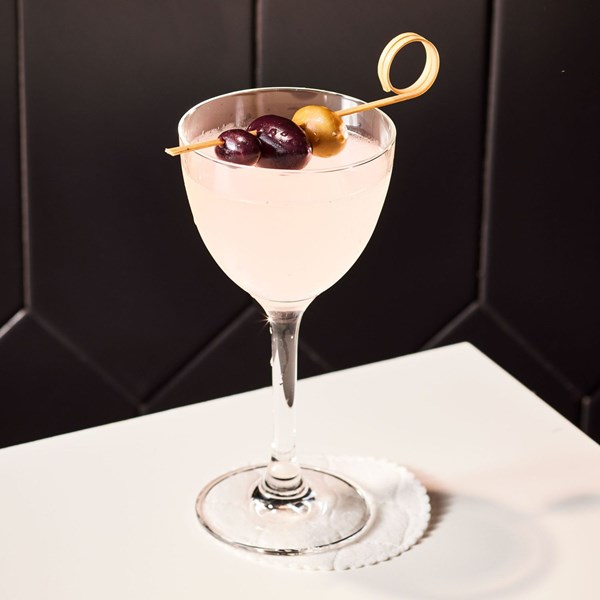 Dirty pasta water martini