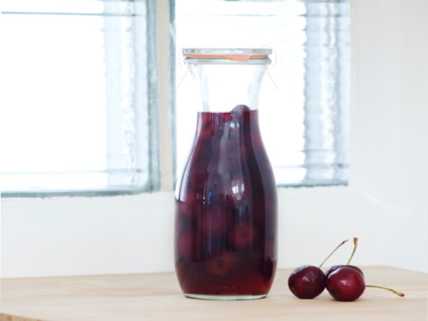 DIY cherry liqueur
