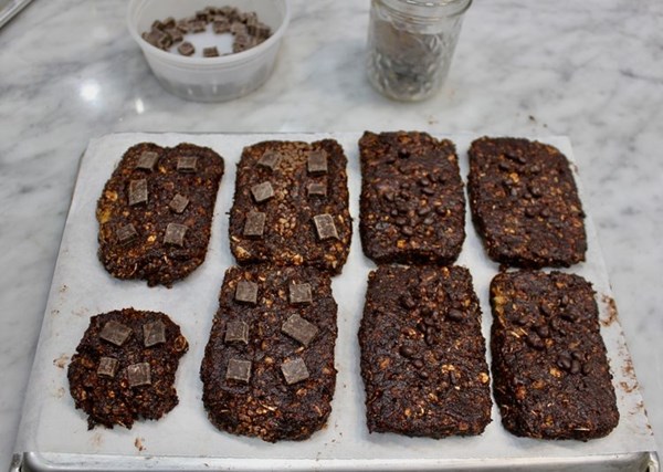 DIY chocolate Clif bars