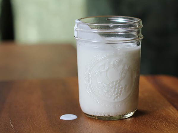 DIY cultured buttermilk