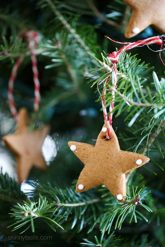 DIY gingerbread tree ornaments