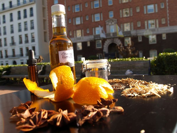 DIY orange bitters
