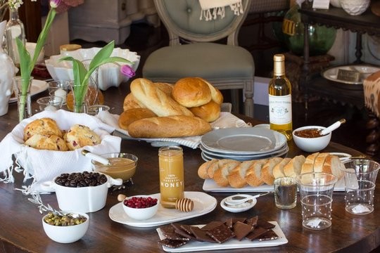 DIY sweet & savory dessert crostini bar
